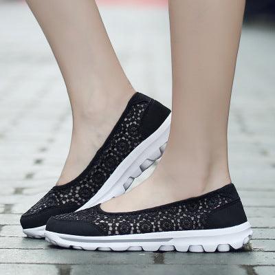 Old Beijing cloth shoes female one pedal - MRSLM