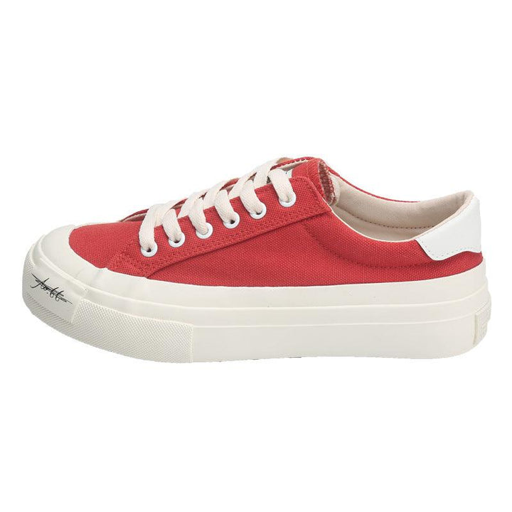 Women's Casual Low-top Solid Color Canvas Shoes - MRSLM