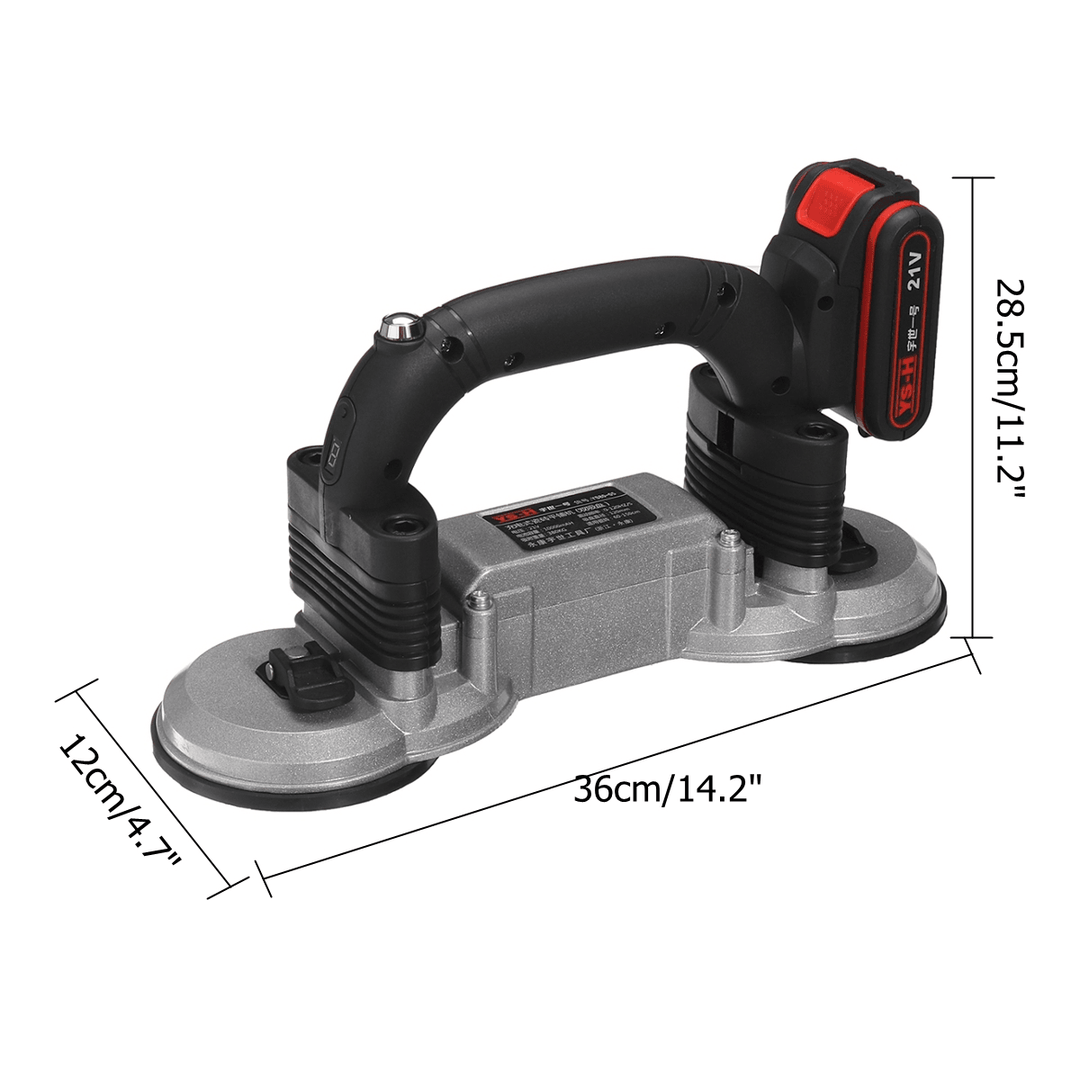 21V 6 Speed Tile Tiling Machine Vibrator Suction LED Light 120X120Cm Ceramic Floor - MRSLM