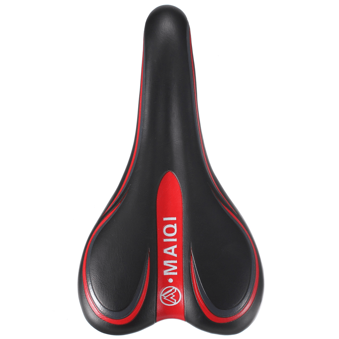 26X16Cm Breathable Leather Junior Youth Kids Saddle Bicycle Soft Seat for BMX MTB Mountain Bike - MRSLM