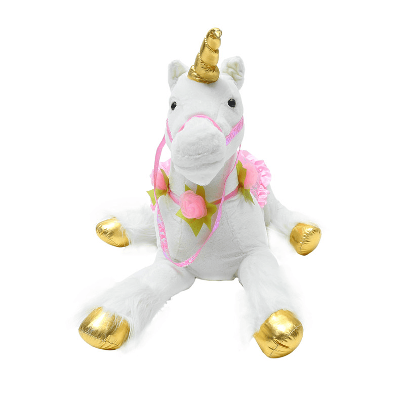 85 Cm Stuffed Unicorn Soft Giant Plush Animal Toy Soft Animal Doll - MRSLM