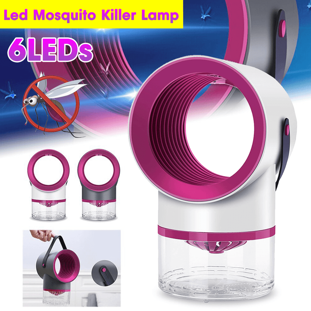 5V Electric UV Mosquito Killer Lamp Fly Killer Lamp Indoor Pest Insect Zapper Low Noise USB Charging - MRSLM