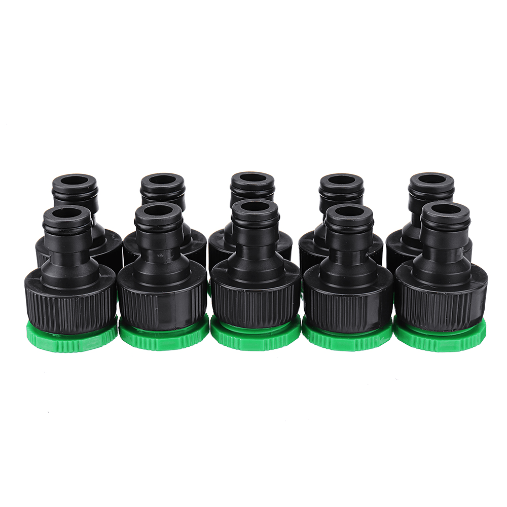 10Pcs 1/2 & 3/4 Inch Faucet Adapter Female Washing Machine Water Tap Hose Quick Connector Garden Irrigation Fitting - MRSLM