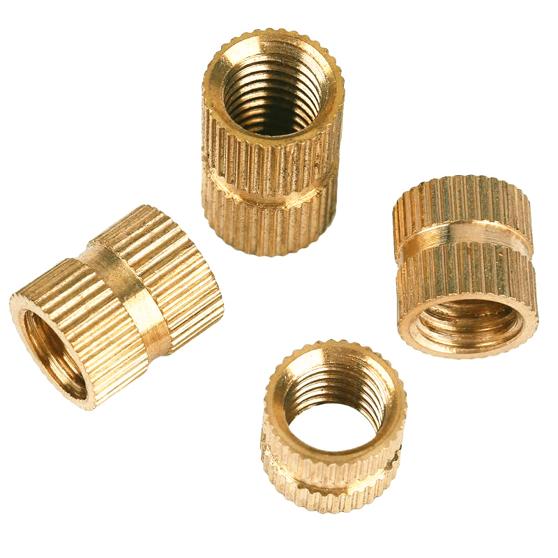 Suleve M2BN1 150Pcs M2 Thread Knurled Nut Brass Threaded Insert Embedment Nuts Assortment Kit - MRSLM