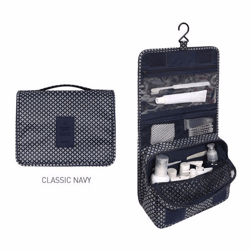 Honana BX-111 Waterproof Travel Wash Cosmetic Bag Compact Cube Pouch Storage Bag Mesh Organizer - MRSLM