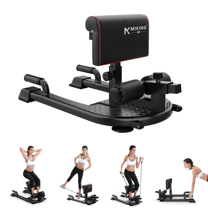 MIKING C-D25 Folding Squat Trainer Multifunction Sit up Exerciser Equipment Abdominal Muscle Artifact Buttocks Leg Training Indoor Home Gym Sport Fitness - MRSLM