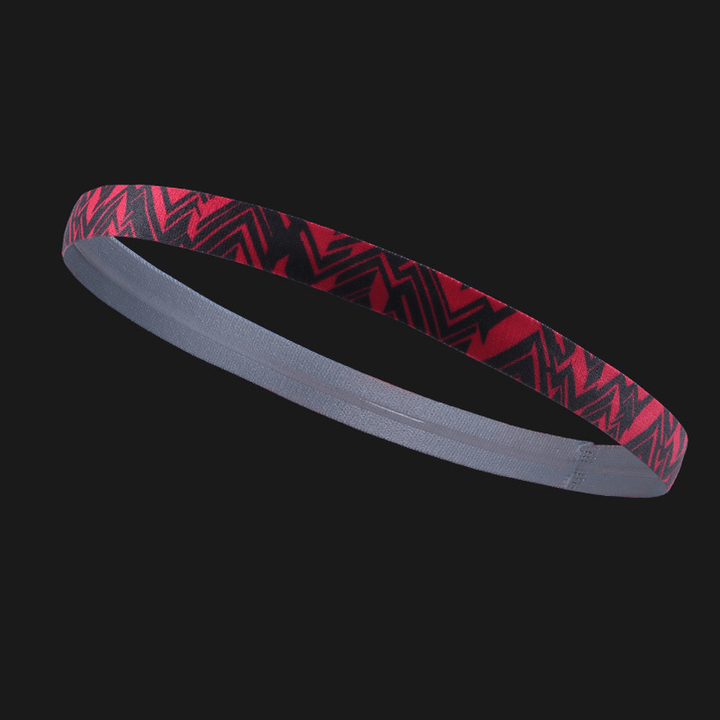 TE560 Outdoor Sport Head Band Absorb Sweat Printing Cycling Playing Ball Fitness Yoga Hair Band - MRSLM