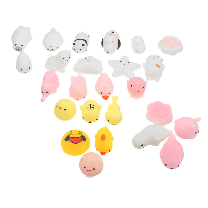 25 PCS Random Squishy Lot Slow Rising Kawaii Cute Animal Squeeze Hand Toy - MRSLM