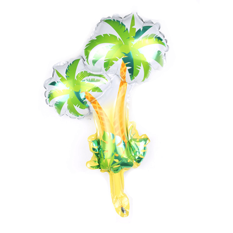 Tropical Plant Coconut Tree Cactus Aluminum Foil Balloon Earth Day Green Theme Decoration Supplies Children Birthday Party Gifts - MRSLM