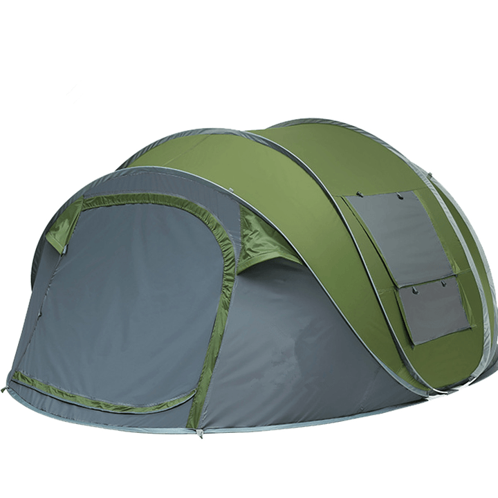 3-4/5-8 Person Camping Tent Double Door Breathable Automatic Family Tent Waterproof Sunshade Canopy Outdoor Hiking Beach - MRSLM