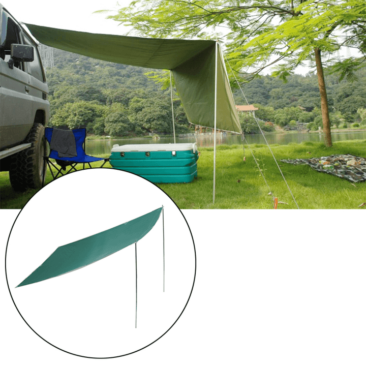 2.8 × 1.8M Sunshade Tent Car Outdoor Camping Roof Top Tent Folding Anti-Uv Car Canopy - MRSLM