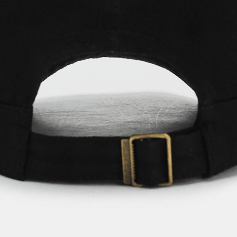 Men Adjustable Breathable Holes Design Military Cap Outdoor Travel Sunshade Cadet Hat Flat Cap - MRSLM