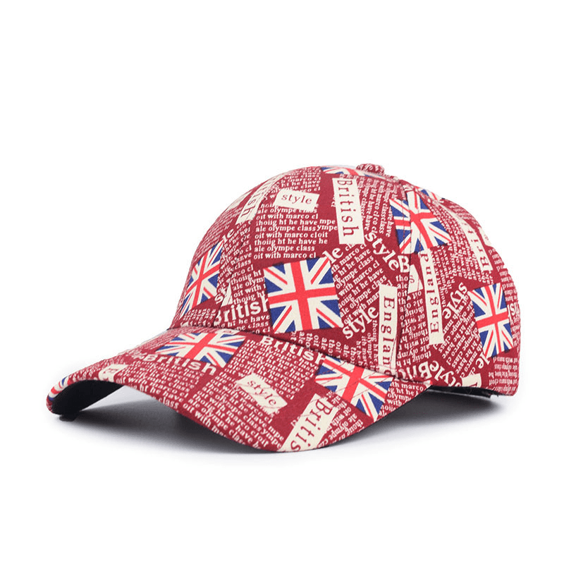 Alphabet Baseball Cap British Style Foreigner Casual - MRSLM