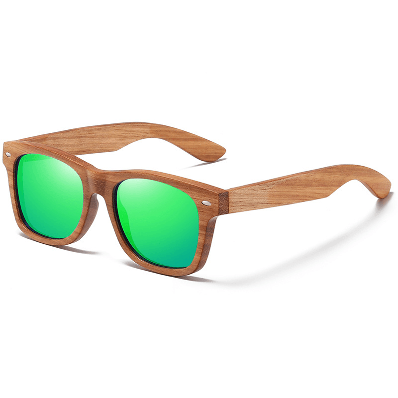 Casual Comfortable Sunglasses Wooden Sun Eyes - MRSLM