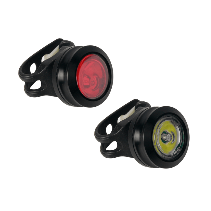 BIKIGHT Red/White LED Bike Taillight 400Mah 3 Modes USB Rechargeable Safety Warning Lamp for Electric Bike Scooter Motorcycle - MRSLM