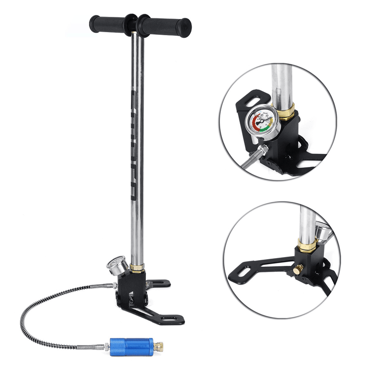 SMACO Scuba Diving Reserve Air Tank Set Hand Pump Oxygen Tank Cylinder Mini Operated Pump - MRSLM