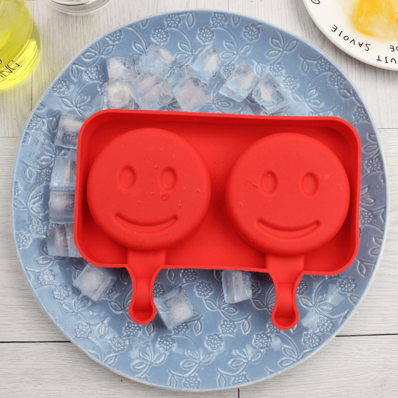 Creative Silicone Ice Cream Mold Ice Lolly Mold Rod Ice Mold Red Food Grade - MRSLM