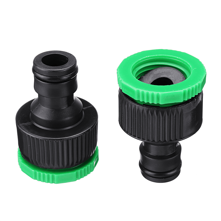 10Pcs 1/2 & 3/4 Inch Faucet Adapter Female Washing Machine Water Tap Hose Quick Connector Garden Irrigation Fitting - MRSLM