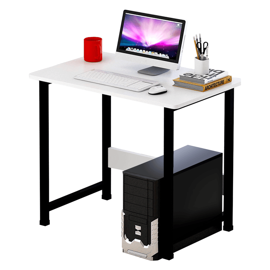Wooden Computer Laptop Desk Modern Table Study Desk Office Furniture PC Workstation for Home Office Studying Living Room - MRSLM