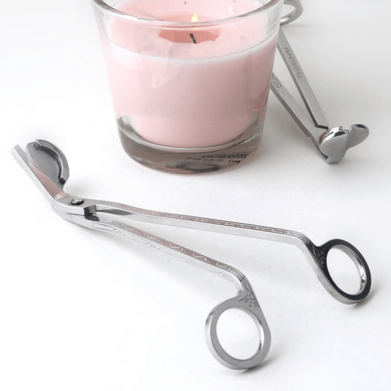 Stainless Steel Candle Wick Oil Lamps Trim Trimmer Scissors - MRSLM