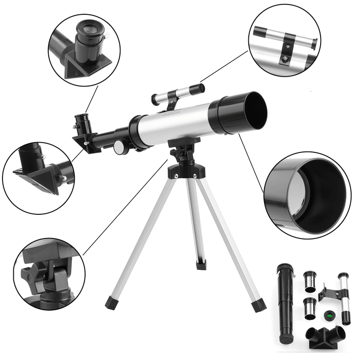 360X50Mm Astronomical Telescope HD Refractive Monocular Spotting Scope with Tripod - MRSLM