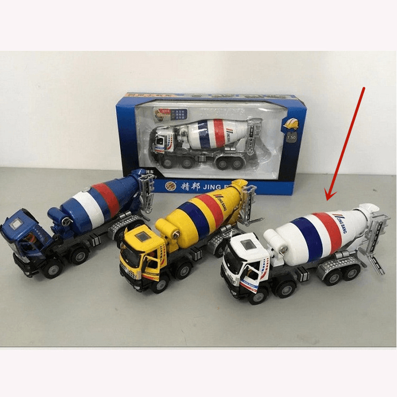 Cement Concrete Mixer Toy Inertia Alloy Car Model - MRSLM