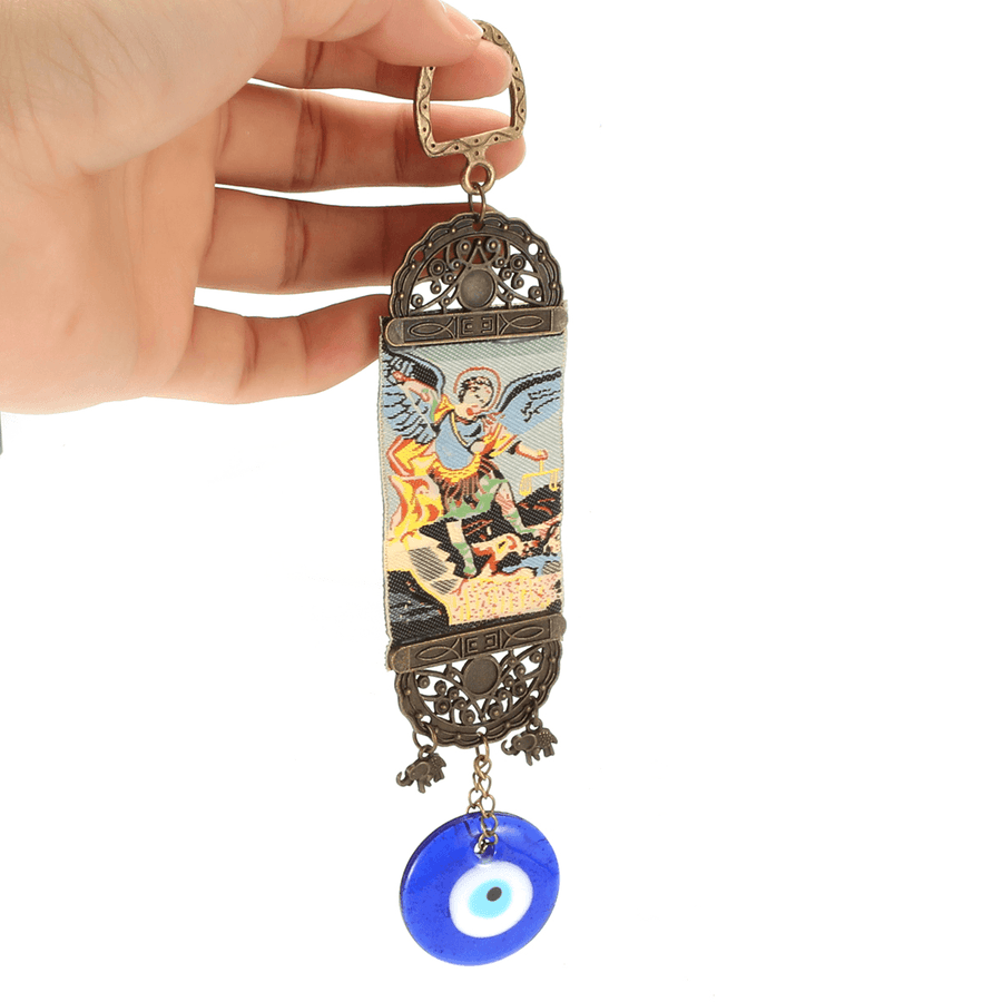 Turkish Blue Evil Eye Amulet Wall Hanging Home Decoration Lucky Protection Hanging Decorations - MRSLM