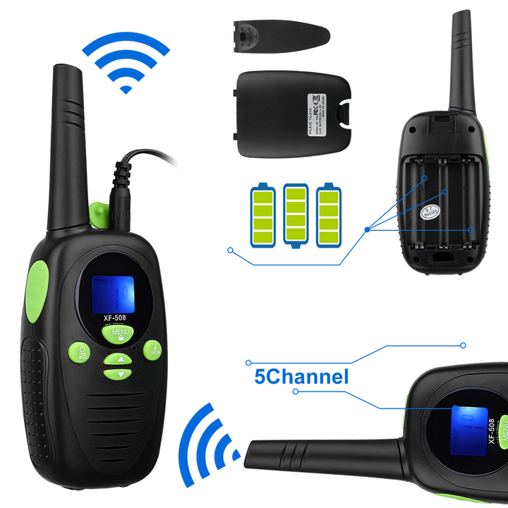 XF-508 Walkie-Talkie Handheld 0.5W Wireless Children'S Toy - MRSLM