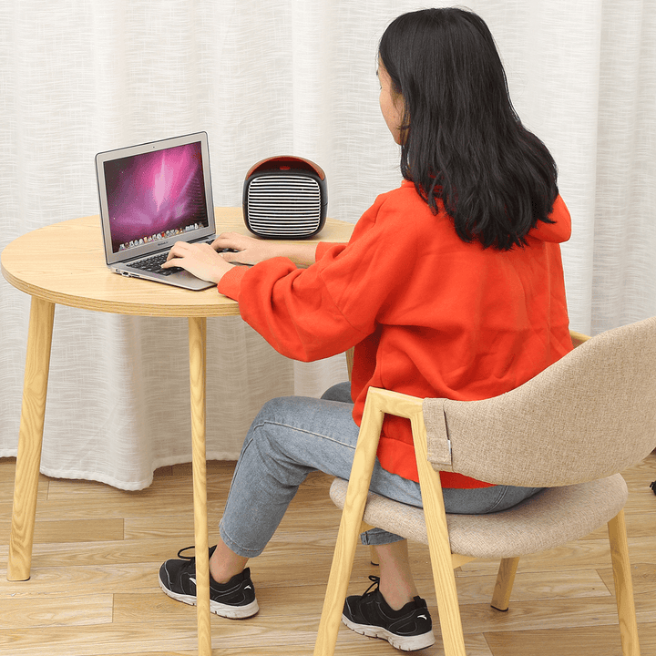 800W 110V/220V Mini Ceramic Electric Heater Home Office Space Heating Warm/Cold Fan Silent - MRSLM