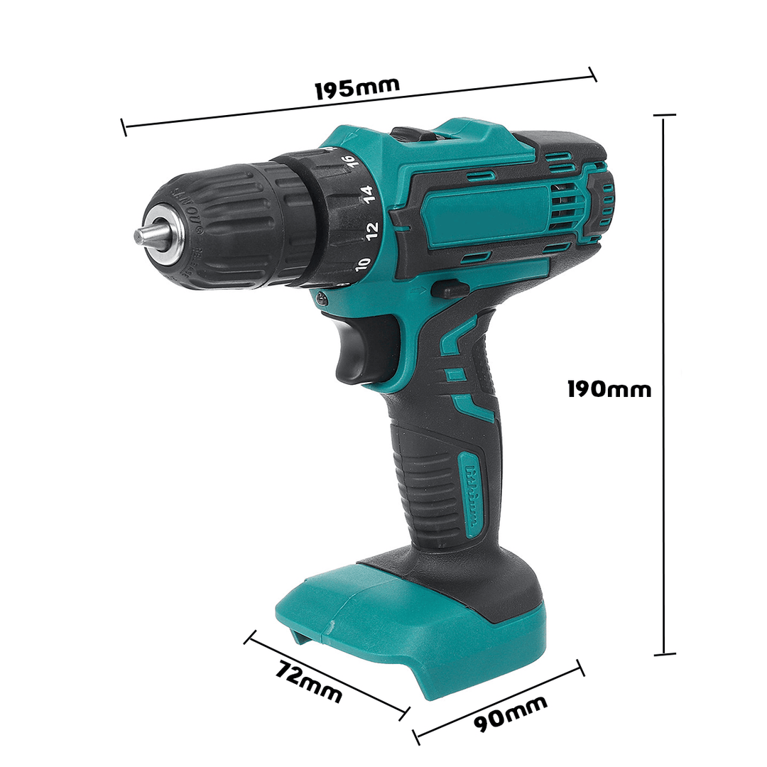 18Torque Adjustment Cordless Electric Drill Speed Variations Impact Drill for Makita 18V Battery - MRSLM