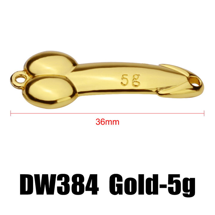 Zanlure DW384 1Pc 5G 15G 35G 50G Metal DD Spinner Spoon Lure Fishing Lure Freshwater Sea Fishing - MRSLM