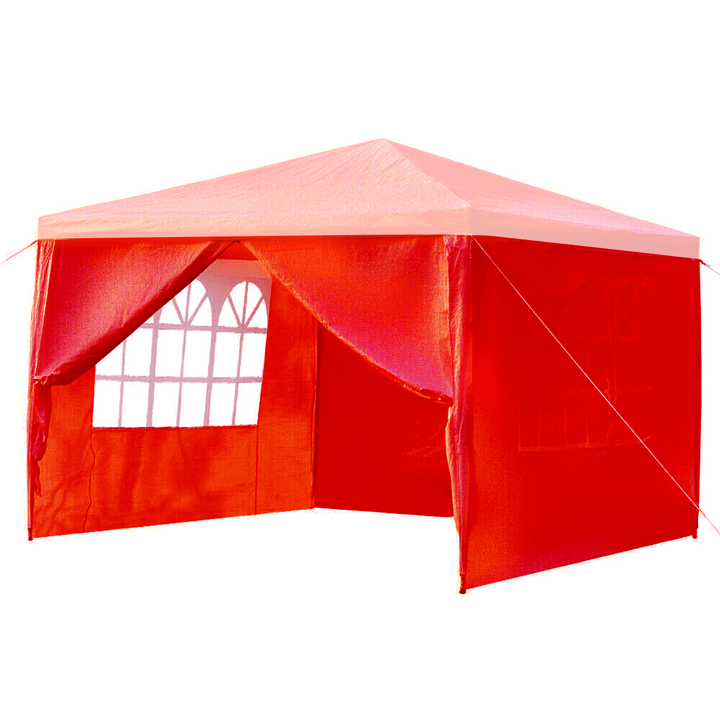 3X3M Oxford Cloth 4 Side Walls Party Tent Walls Side Waterproof Garden Patio Outdoor Sunshade Shelter Sidewall - MRSLM