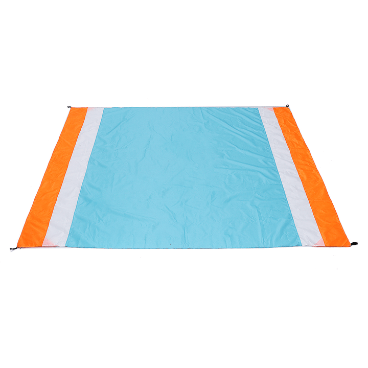 200X210Cm Beach Mat Sand Free Blanket Waterproof Picnic Pad Oversize Sunshade Canopy Outdoor Camping Travel - MRSLM