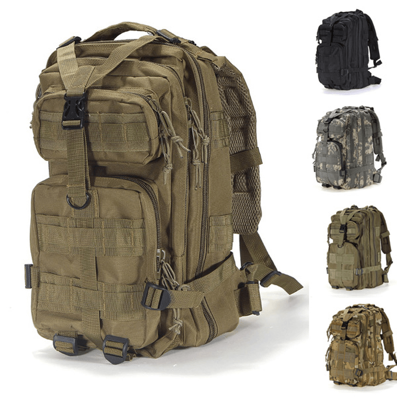 30L Climbing Bag Tactical Backpack Waterproof Shoulder Backpack Outdoor Camping Hunting - MRSLM