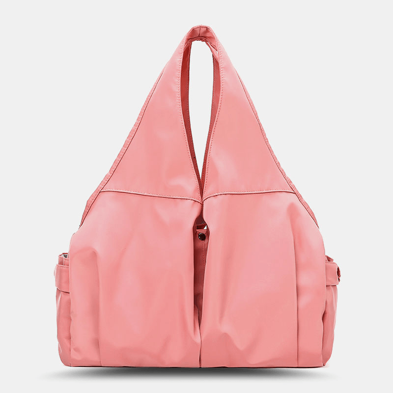 Women Multi-Compartment Large Capacity Waterproof Tote Handbag Outdoor Casual Travel Lightweight Oxford Shoulder Bag - MRSLM