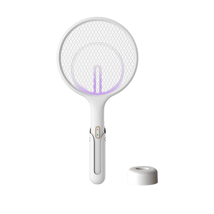 UV Light Mosquito Swatter Rechargeable Handheld Electric Mosquito Killer Insect Fly Wall-Mounted Mosquito Dispeller - MRSLM