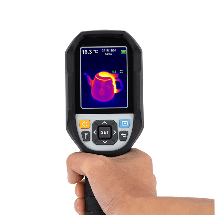 MKLR03A Handheld Digital HD Thermal Imager Temperature Sensor IR Imaging IR Resolution 19,200 Pixels - MRSLM