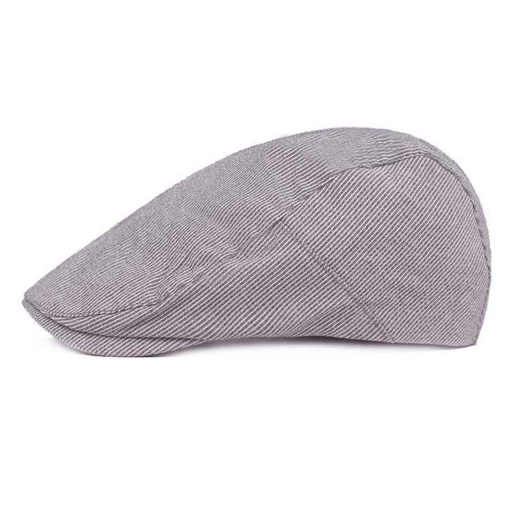 Men Cotton Double-Sided Adjustable Painter Beret Hat - MRSLM