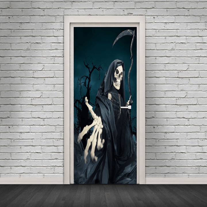 Miico MT003 Halloween Sticker Door Stickers Horror Wall Sticker Removable Stickers - MRSLM