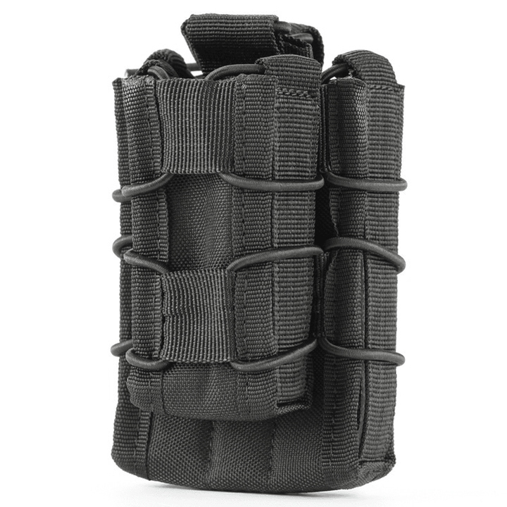 ZANLURE Twice Magazine Pouch Molle Holder Accessory Bag Tactical Bag for Camping Hunting - MRSLM