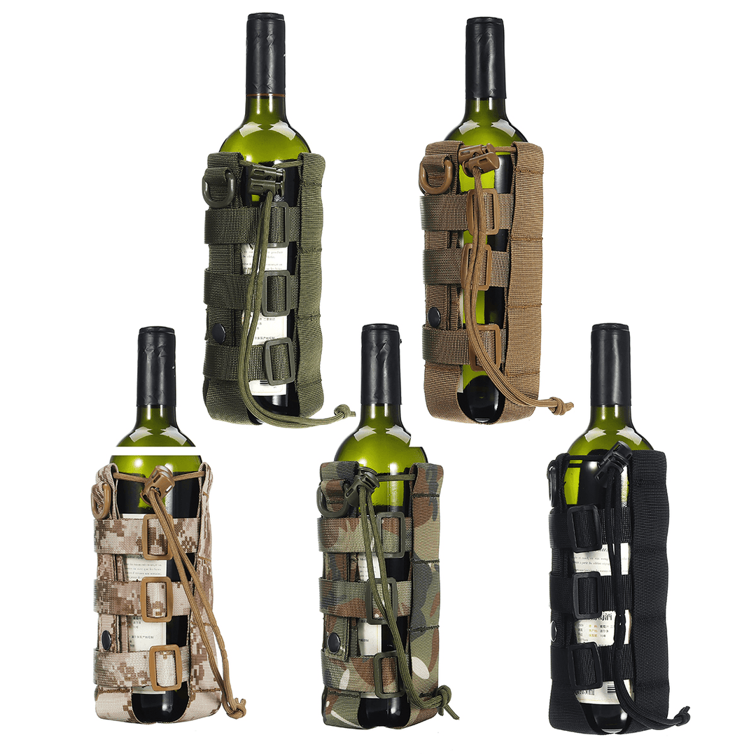 Outdoor Tactical Bag Military Camping Bag Water Bottle Bag Kettle Holder - MRSLM