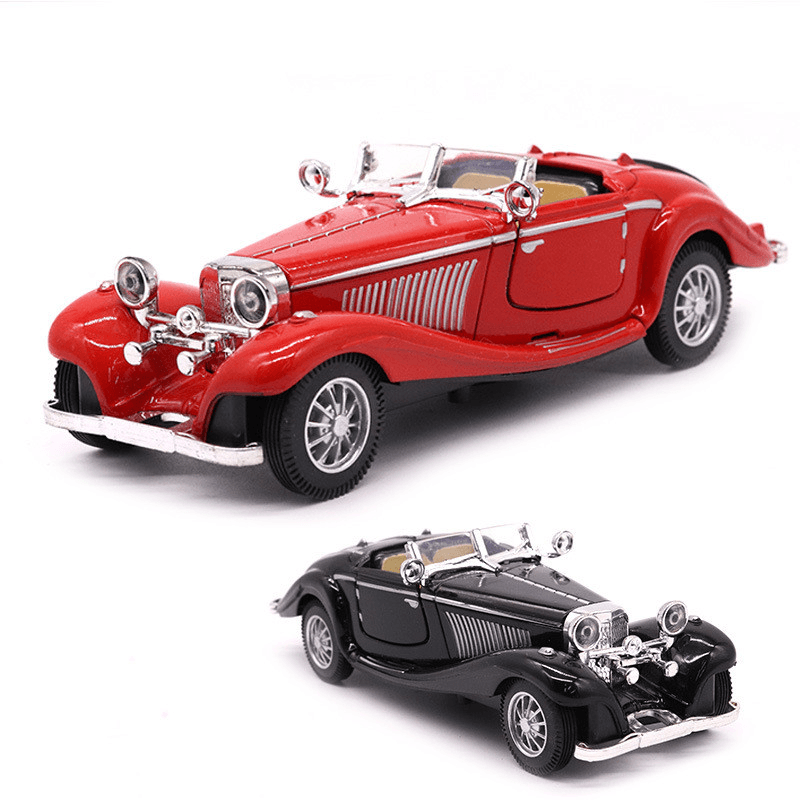 Retro 500K Alloy Classic Car Children Toy - MRSLM