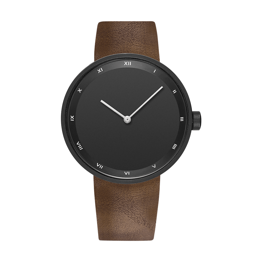 YAZOLE 521 Simple Dial Fashion Style Leather Strap Men Watch Quartz Watch - MRSLM