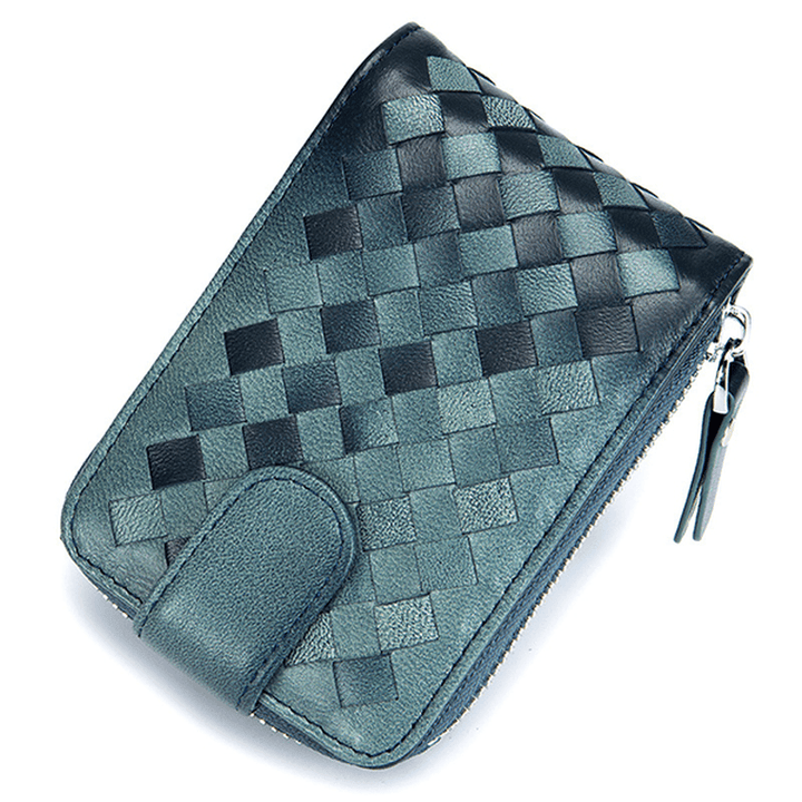 Women Men Genuine Leather Multifunctional Handmade Wallet - MRSLM