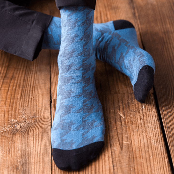 Men Business Large Size Medium Long Tube Socks - MRSLM