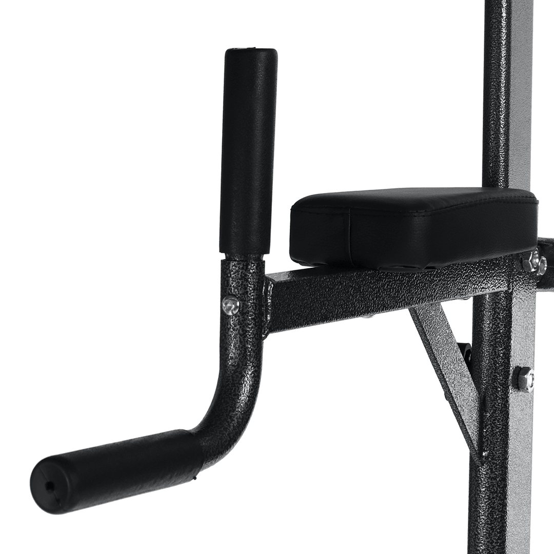 11 Levels Height Adjustable Pull up Bar Power Tower Dip Station Home Gym Strength Training Durable Single Parallel Bars Push Ups Stands Equipment - MRSLM