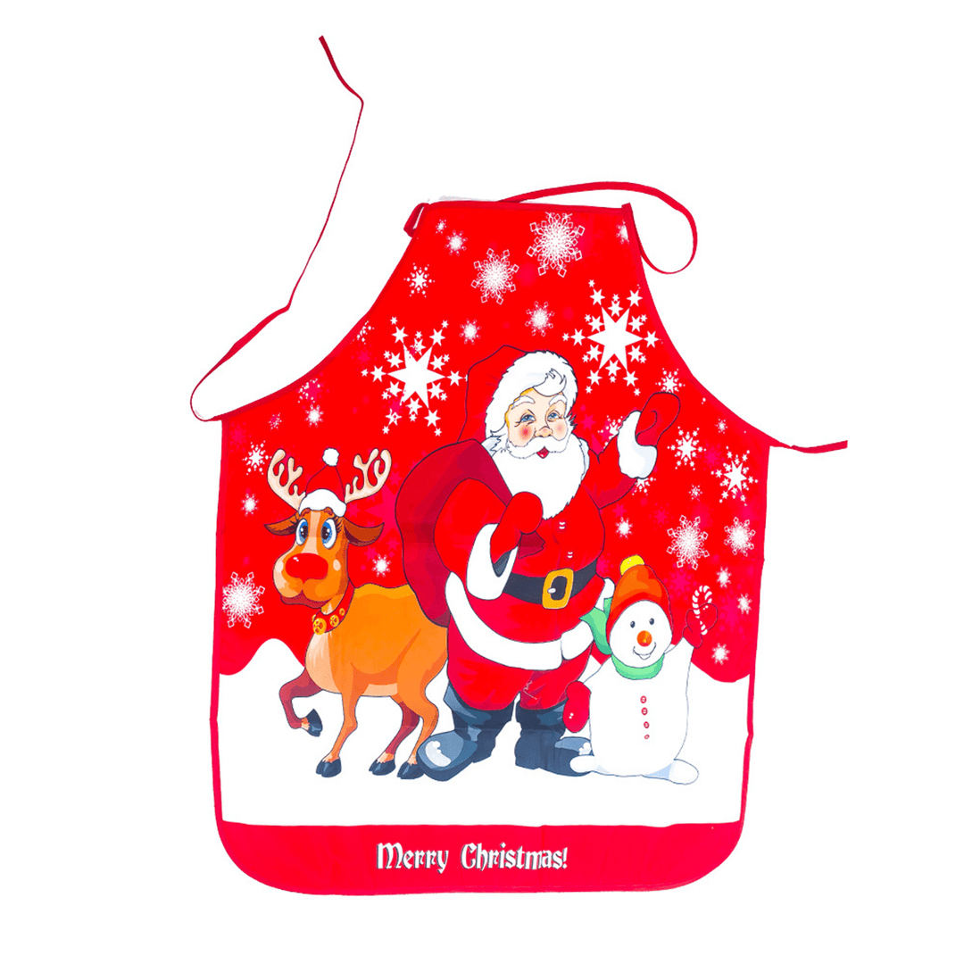 80 X 60Cm 2020 New Year Christmas Christmas Apron Christmas Decorations for Kitchen Santa Claus Xmas Decor - MRSLM