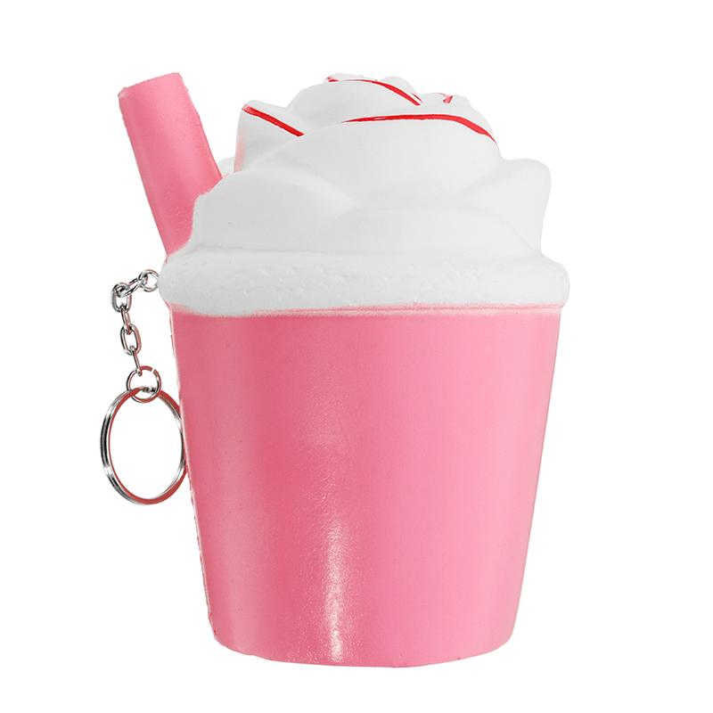 Ice Cream Tea Cup Squishy Kawaii Squeeze Toy 10Cm Sweet Slow Rising for Girls - MRSLM