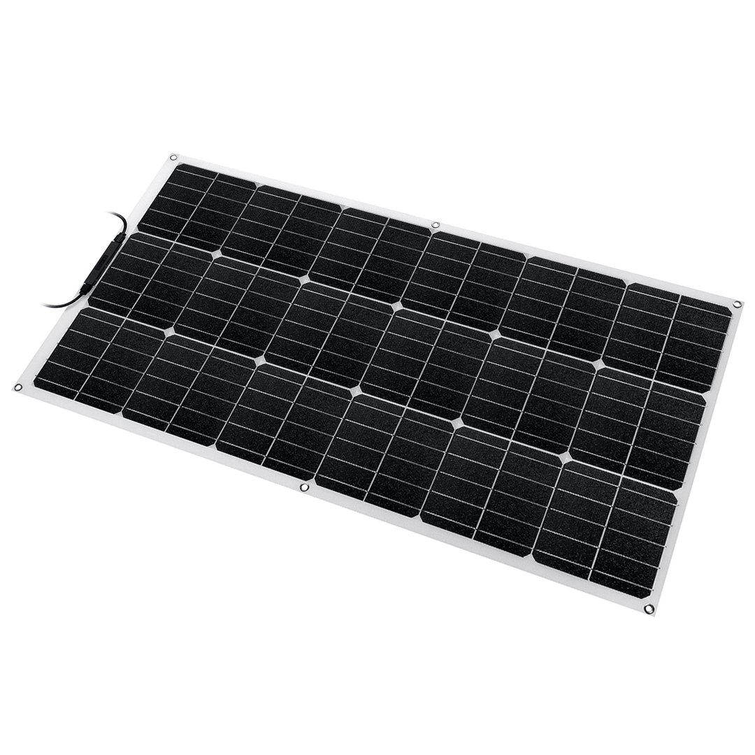 90W 18V ETFE Universal Solar Panel Battery Charger Power Charge Kit for RV Car Boat Camping - MRSLM