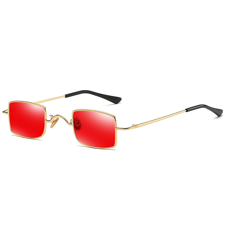 Men'S and Women'S Metal Mini Small Frame Retro Sunglasses - MRSLM